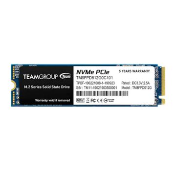 Team MP33 1TB Pro 2100/1700MB/s NVMe PCIe M.2 SSD