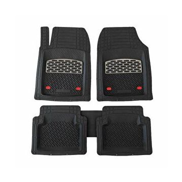 TeamCar Havuzlu Siyah 3D Oto Paspas