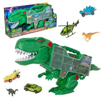 Teamsterz Sesli ve Işıklı T Rex Transporter Oyun Seti