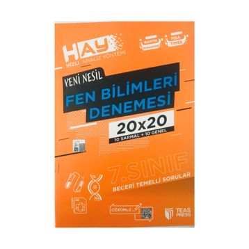Teas Press Yayınları 7. Sınıf Fen Bilimleri Hay 20x20 Denemesi