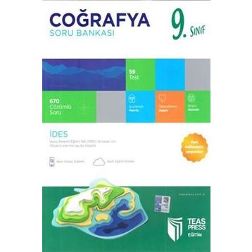 Teas Press Yayınları 9. Sınıf İdes Coğrafya Soru Bankası