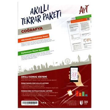 Teas Press Yayınları AYT Coğrafya Akıllı Tekrar Paketleri