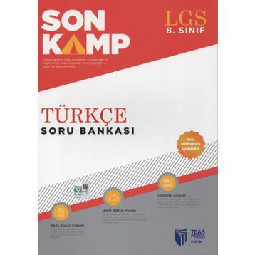 Teas Press Yayınları LGS 8. Sınıf Son Kamp Türkçe Soru Bankası