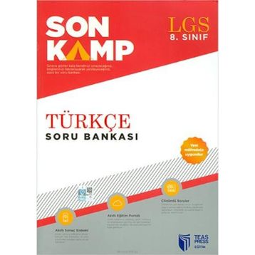 Teas Press Yayınları LGS 8. Sınıf Son Kamp Türkçe Soru Bankası