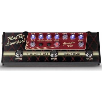 Tech 21 SansAmp Character Plus MopTop Liverpool Gitar Pedalı (CPSMTL)