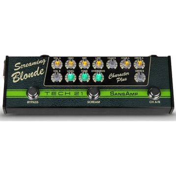 Tech 21 SansAmp Character Plus-Screaming Blonde Gitar Pedalı