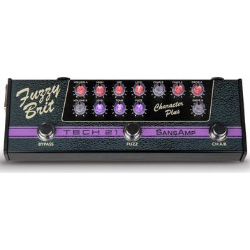 Tech CPSFB 21 SansAmp Character Plus Fuzzy Brit Gitar Pedalı
