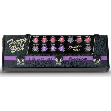 Tech CPSFB 21 SansAmp Character Plus Fuzzy Brit Gitar Pedalı