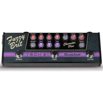 Tech CPSFB 21 SansAmp Character Plus Fuzzy Brit Gitar Pedalı