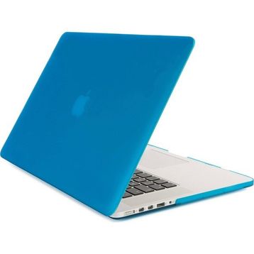 Techmaster Apple Macbook Pro 15 2016 A1707 Rubber Kapak Mavi Kılıf