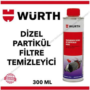 Techmaster Würth 300 ml DPF Dizel Partikül Filtre Koruyucu DPF Temizleyici