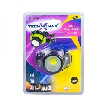 Technomax TM-8000 3 W Led Ampüllü Kafa Feneri