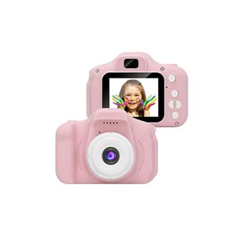 TECHNOMEN Mini 1080p HD Çocuk Fotoğraf Makinesi Pembe