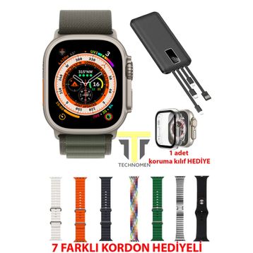 Technomen Y60 Ultra Plus 7 Kordonlu Akıllı Saat