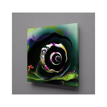Technopa 3 Boyutlu Çiçek 100x100 cm Kanvas Tablo
