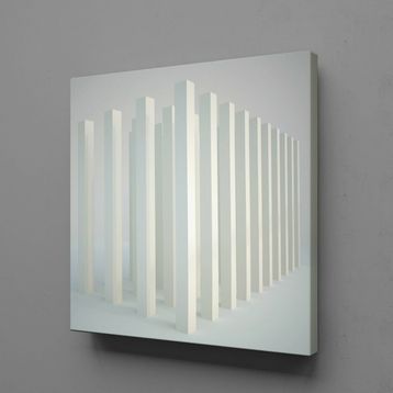 Technopa 3 Boyutlu Çubuklar 100x100 cm Kanvas Tablo