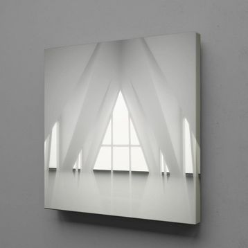 Technopa 3 Boyutlu Mimari 25x25 cm Kanvas Tablo