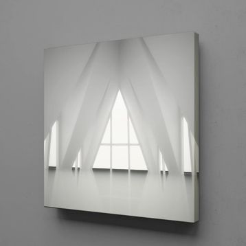 Technopa 3 Boyutlu Mimari 30x30 cm Kanvas Tablo