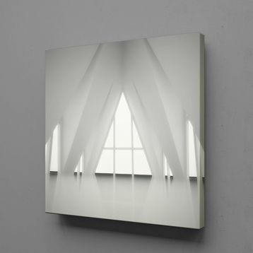 Technopa 3 Boyutlu Mimari 90x90 cm Kanvas Tablo