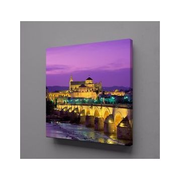 Technopa Antik Şehir 120x120 cm Kanvas Tablo