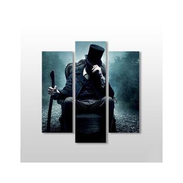 Technopa Bastonlu Adam 111x120 cm Kanvas Tablo