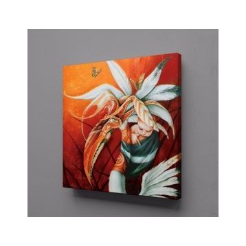 Technopa Bebek ve Leylek 50x50 cm Kanvas Tablo
