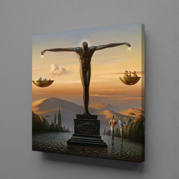 Technopa Bıldırcın Yumurtaları 120x120 cm Kanvas Tablo