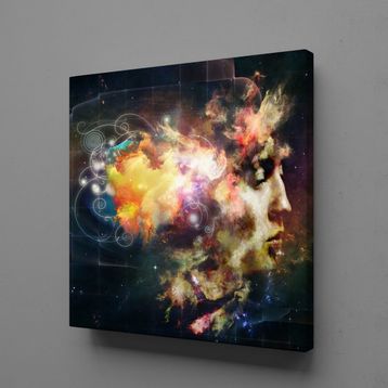 Technopa Bıldırcın Yumurtaları 130x130 cm Kanvas Tablo