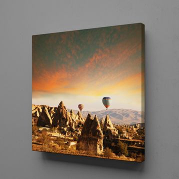 Technopa Bıldırcın Yumurtaları 130x130 cm Kanvas Tablo