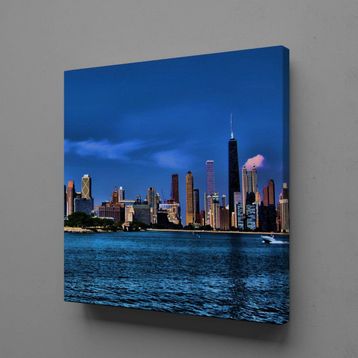 Technopa Binalar 25x25 cm Kanvas Tablo