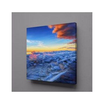 Technopa Buzullar 30x30 cm Kanvas Tablo