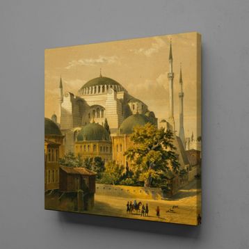 Technopa Cami 100x100 cm Kanvas Tablo