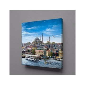 Technopa Cami Tekne 130x130 cm Kanvas Tablo