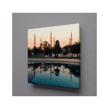 Technopa Caminin Yansıması 70x70 cm Kanvas Tablo