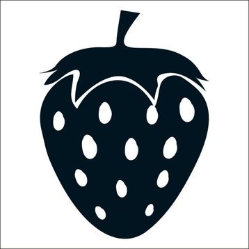Technopa Çilek 60 cm Folyo Sticker