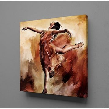 Technopa Dans Eden Kadın 150x150 cm Kanvas Tablo