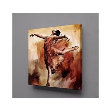 Technopa Dans Eden Kadın 90x90 cm Kanvas Tablo