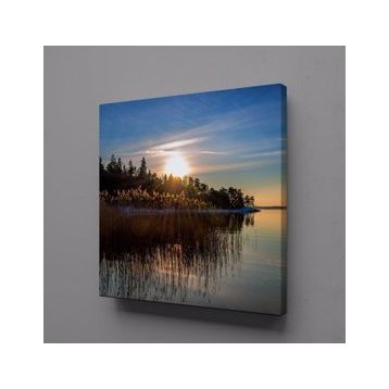 Technopa Deniz Gün Doğumu 80x80 cm Kanvas Tablo