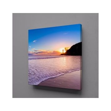 Technopa Deniz Güneş 80x80 cm Kanvas Tablo
