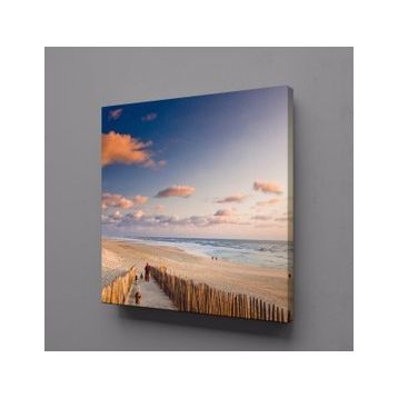 Technopa Deniz Kum Manzarası 50x50 cm Kanvas Tablo