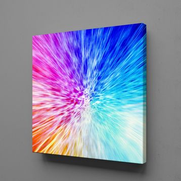 Technopa Derinlik Renkleri 25x25 cm Kanvas Tablo