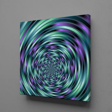 Technopa Derinlik Renkleri 25x25 cm Kanvas Tablo