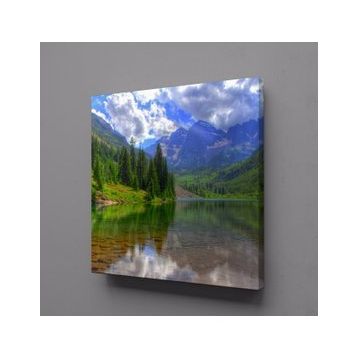 Technopa Doğa Yansımaları 90x90 cm Kanvas Tablo