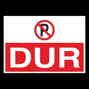 Technopa Dur Uyarı Levhası