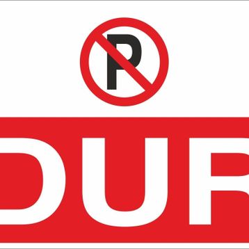 Technopa Dur Uyarı Levhası