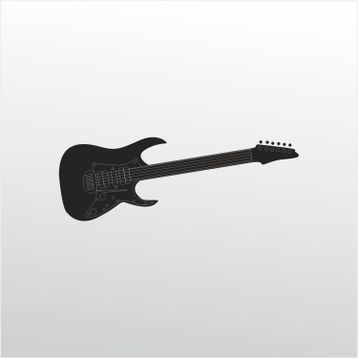 Technopa Elektro Gitar 100 cm Folyo Duvar Stickerı