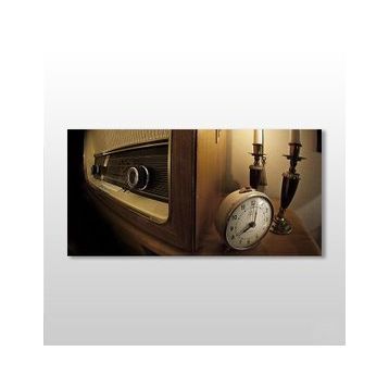 Technopa Eski Radyo 120x60 cm Kanvas Tablo