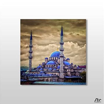 Technopa Fatih Camii 110x110 cm Kanvas Tablo