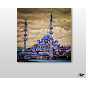 Technopa Fatih Camii 30x30 cm Kanvas Tablo