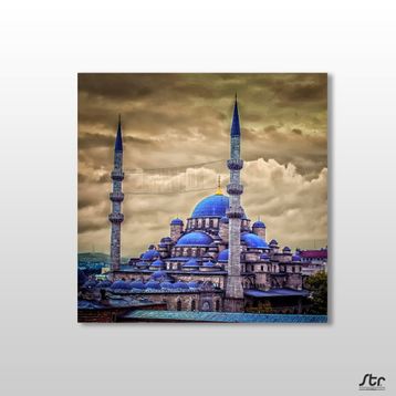 Technopa Fatih Camii 30x30 cm Kanvas Tablo